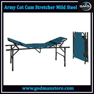 Army Cot Cum Stretcher Mild Steel