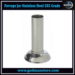 Forceps Jar Stainless Steel 202 Grade