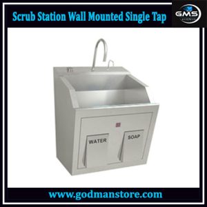 Scrub Station Wall Mounted Single Tap