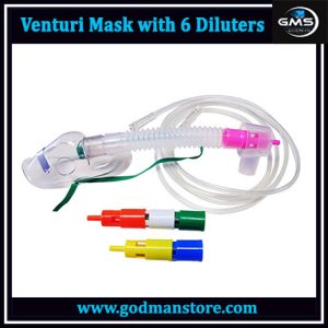 Venturi Mask with 6 Diluters