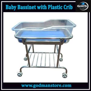 Baby Bassinet with Plastic Crib