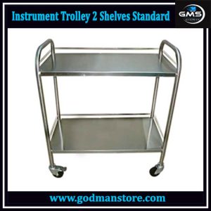 Instrument Trolley 2 Shelves Standard