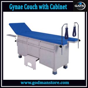 Gynae Couch with Cabinet