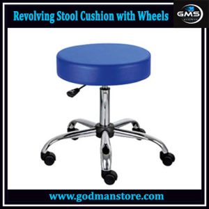 Revolving Stool Cushion with Wheels