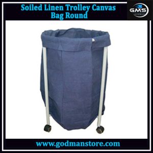 Soiled Linen Trolley Canvas Bag Round