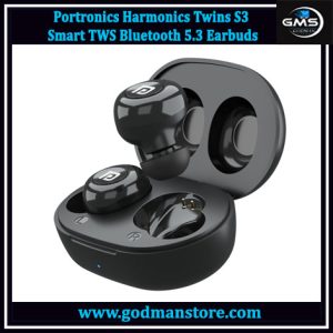 Portronics Harmonics Twins S3 Smart TWS Bluetooth 5.3 Earbuds