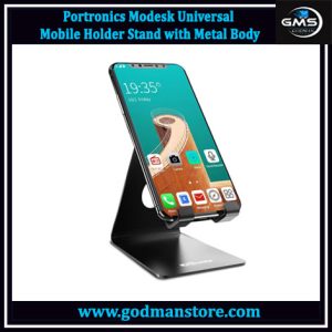 Portronics Modesk Universal Mobile Holder Stand with Metal Body