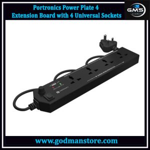 Portronics Power Plate 4 Extension Board with 4 Universal Sockets