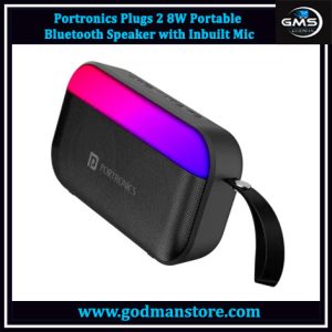 Portronics Plugs 2 8W Portable Bluetooth Speaker with Inbuilt Mic