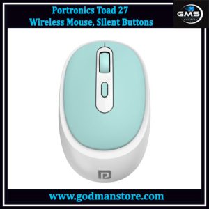 Portronics Toad 27 Wireless Mouse, Silent Buttons