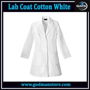 Lab Coat Cotton White