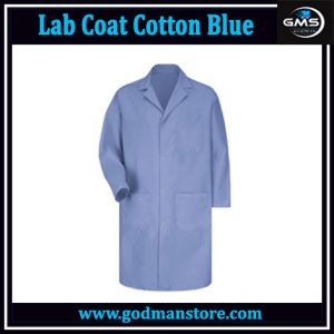 Lab Coat Cotton Blue