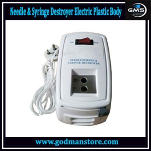 Needle & Syringe Destroyer Electric Plastic Body