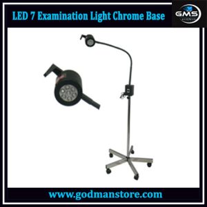 LED 7 Examination Light Chrome Base