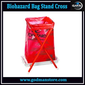 Biohazard Bag Stand Cross