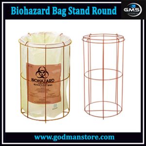 Biohazard Bag Stand Round