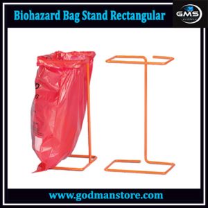 Biohazard Bag Stand Rectangular