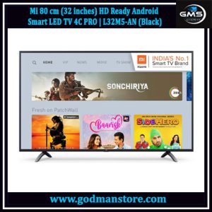 Mi 80 cm (32 inches) HD Ready Android Smart LED TV 4C PRO | L32M5-AN (Black)