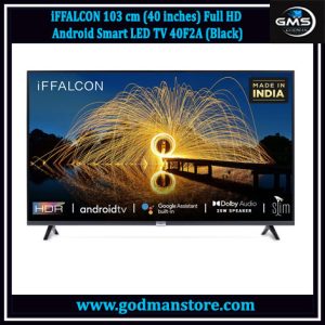 iFFALCON 103 cm (40 inches) Full HD Android Smart LED TV 40F2A (Black)