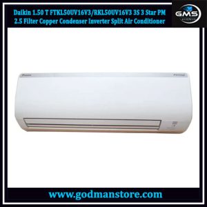 Daikin 1.50 T FTKL50UV16V3/RKL50UV16V3 3S 3 Star PM 2.5 Filter Copper Condenser Inverter Split Air Conditioner