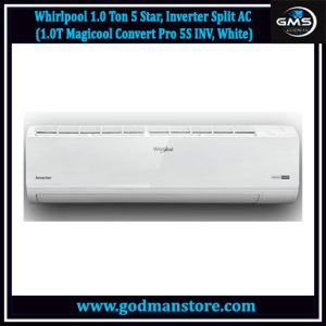 Whirlpool 1.0 Ton 5 Star, Inverter Split AC (1.0T Magicool Convert Pro 5S INV, White)