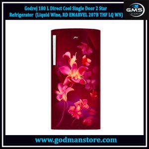 Godrej 180 L Direct Cool Single Door 2 Star Refrigerator (Liquid Wine, RD EMARVEL 207B THF LQ WN)