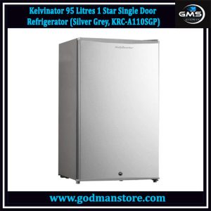 Kelvinator 95 Litres 1 Star Single Door Refrigerator (Silver Grey, KRC-A110SGP)