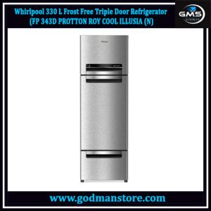 Whirlpool 330 L Frost Free Triple Door Refrigerator (FP 343D PROTTON ROY COOL ILLUSIA (N)