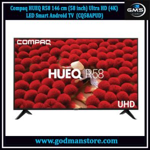 Compaq HUEQ R58 146 cm (58 inch) Ultra HD (4K) LED Smart Android TV (CQ58APUD)