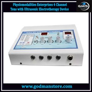 Physiomodalities Enterprises 4 Channel Tens with Ultrasonic Electrotherapy Device  