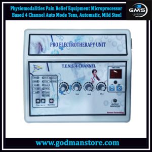 Physiomodalities Pain Relief Equipment Microprocessor Based 4 Channel Auto Mode Tens, Automatic, Mild Steel