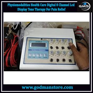 Physiomodalities Health Cure Digital 8 Channel Lcd Display Tens Therapy For Pain Relief